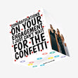 Engagement Confetti Confetti-exploding Greetings Card