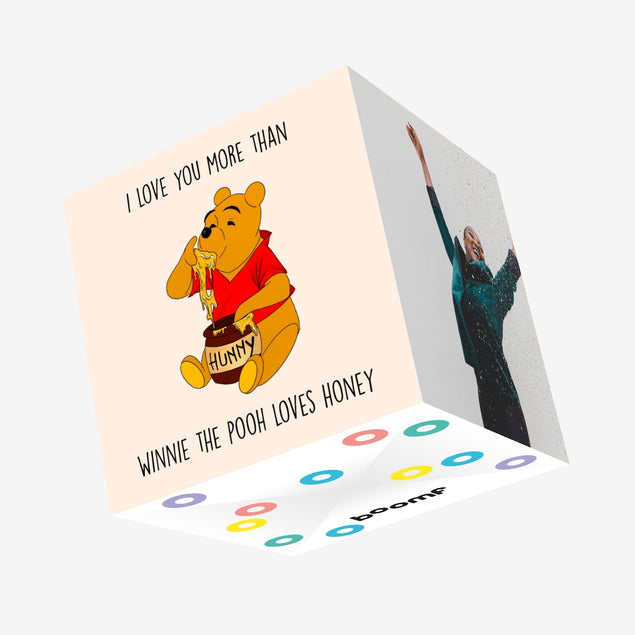 Winnie The Pooh Confetti-exploding Greetings Card