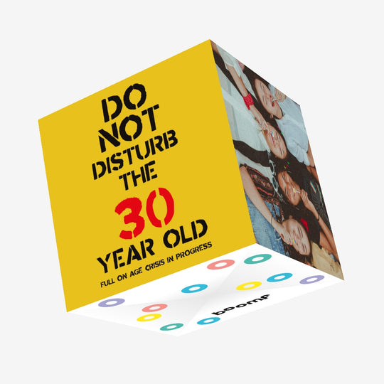 Don't Disturb The 30 Year Old Confetti-exploding Greetings Card