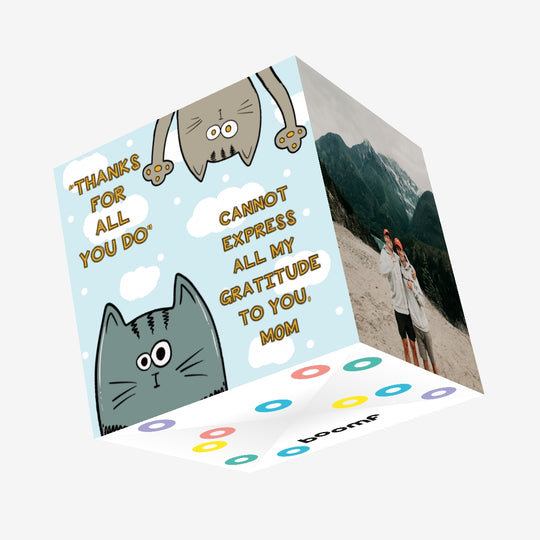 Happy Mother's Day Thanks For All You Do Mom Confetti-exploding Greetings Card