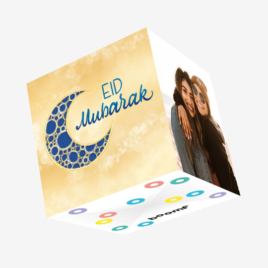 Eid Mubarak Confetti-exploding Greetings Card