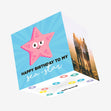Happy Birthday Sea-Star Confetti-exploding Greetings Card