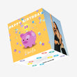 Piggy Bank Uncle 30th Birthday Confetti-exploding Greetings Card