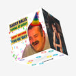 Happy Birthday Fat Tart Saggy Balls Meme Confetti-exploding Greetings Card