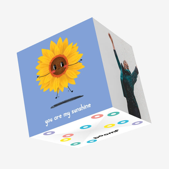 You Are My Sunshine Confetti-exploding Greetings Card