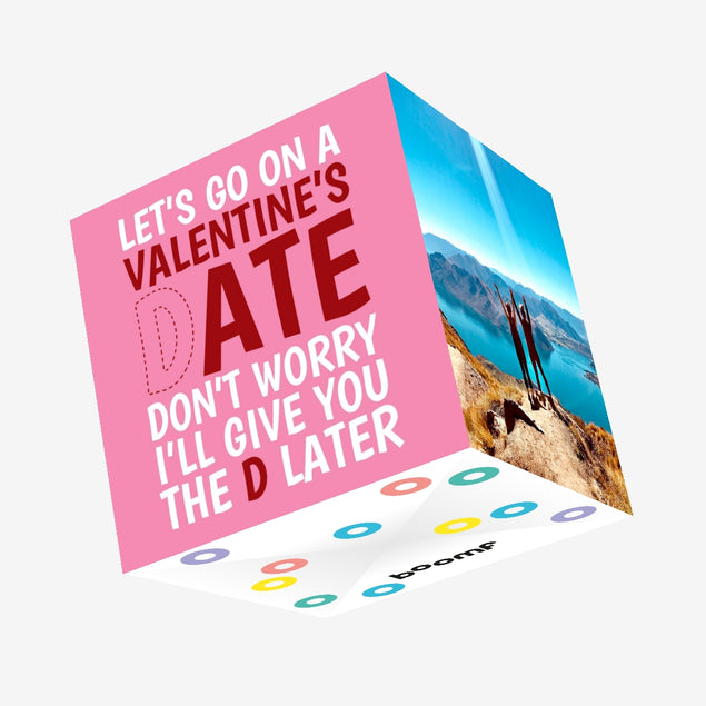 Valentine's Date Confetti-exploding Greetings Card