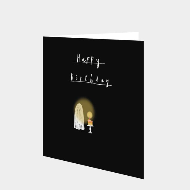 Happy Birthday Ghost Card