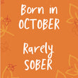 Born In October Birthday - 1