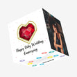 Happy Ruby Wedding Anniversary Confetti-exploding Greetings Card