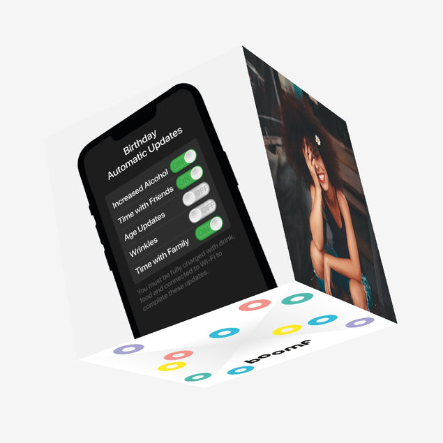 Birthday Automatic Updates Confetti-exploding Greetings Card