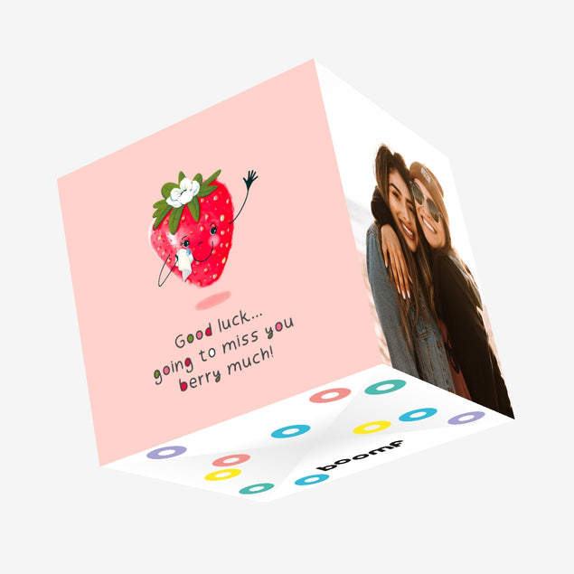 Going To Miss You Berry Much! Confetti-exploding Greetings Card