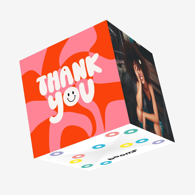 Smile Thank You Confetti-exploding Greetings Card
