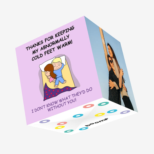 Cute Couple Valentine's Day Confetti-exploding Greetings Card