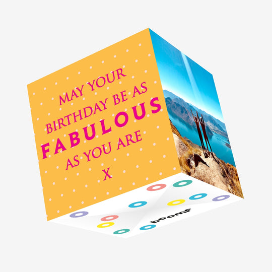 Fabulous as you are Confetti-exploding Greetings Card