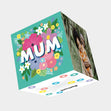 Mum Flowers Bomb 3D Cube Card