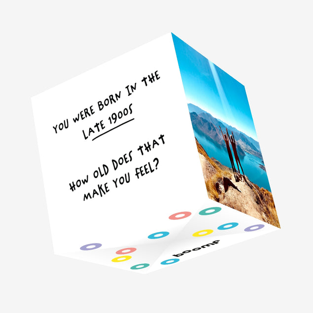 Born In The Late 1900s Confetti-exploding Greetings Card