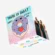 Happy Valentine's Day You're So Sweet Cute Donut Confetti-exploding Greetings Card