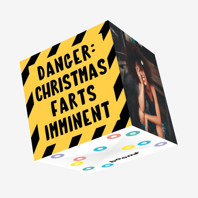 Christmas Farts Imminent Confetti-exploding Greetings Card