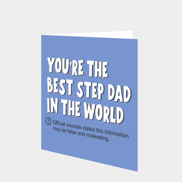 Best Step Dad In The World Card