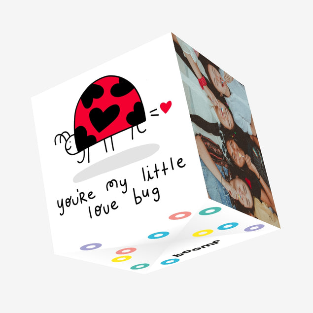 Little Love Bug Confetti-exploding Greetings Card