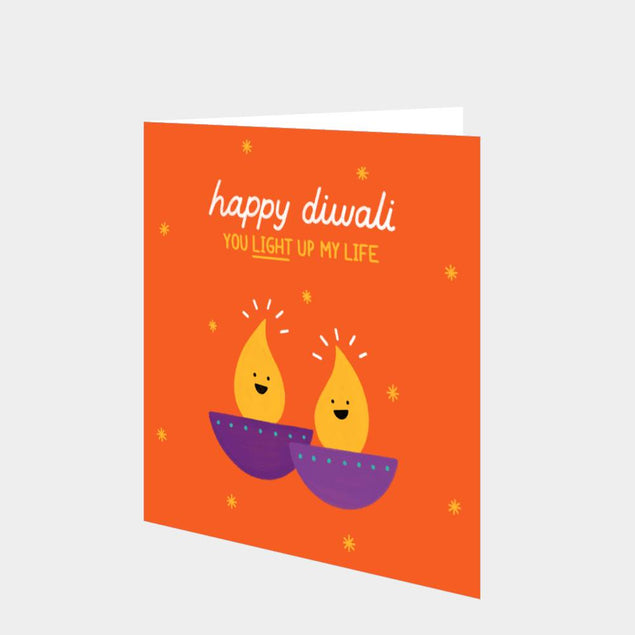 Diwali Light up my life Card