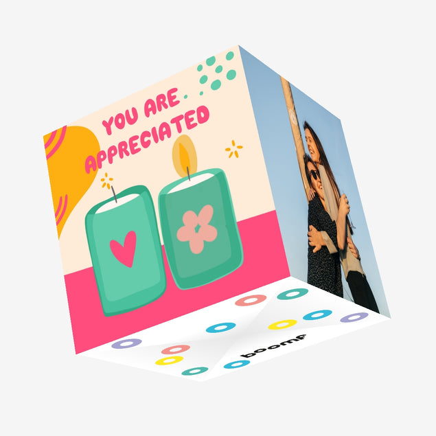 You Are Appreciated Confetti-exploding Greetings Card