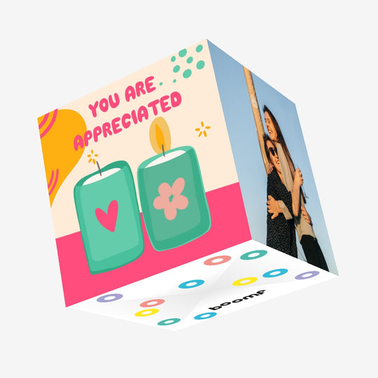 You Are Appreciated Confetti-exploding Greetings Card