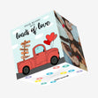 Special Delivery With Loads Of Love Old Pickup Truck Valentine's Day Confetti-exploding Greetings Card