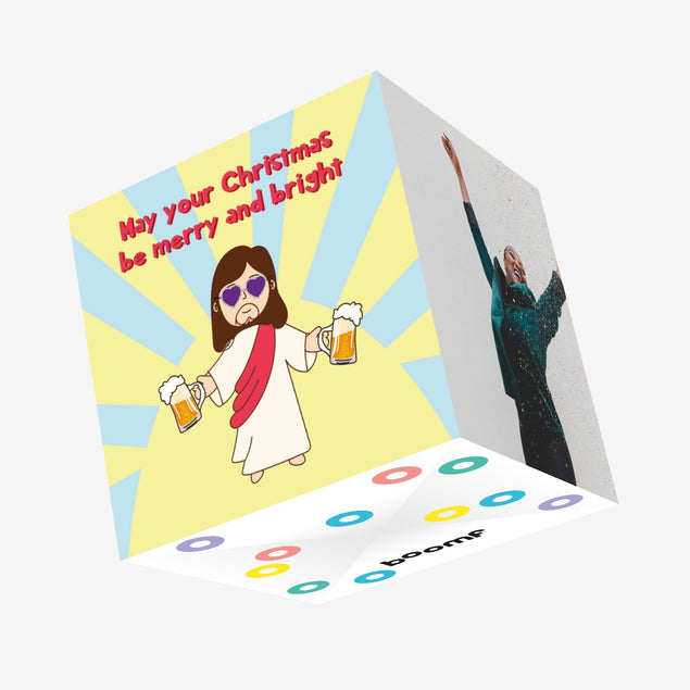 Have A Merry And Bright Christmas Confetti-exploding Greetings Card