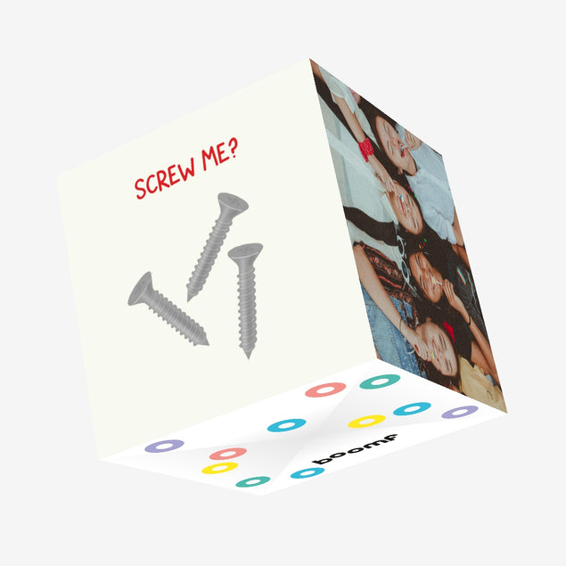 Screw Me Confetti-exploding Greetings Card