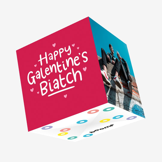 Happy Galentine's Biatch Valentine's Day Confetti-exploding Greetings Card