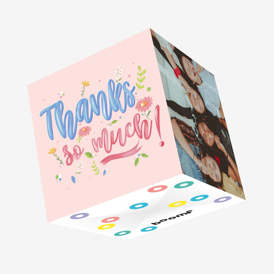 Thanks So Much Confetti-exploding Greetings Card