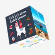 Fa La Llama Christmas Confetti-exploding Greetings Card