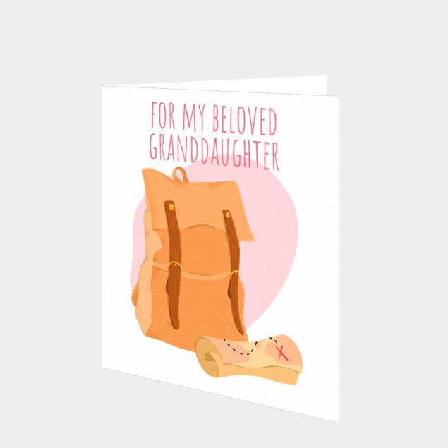 Beloved Granddaughter Map Card