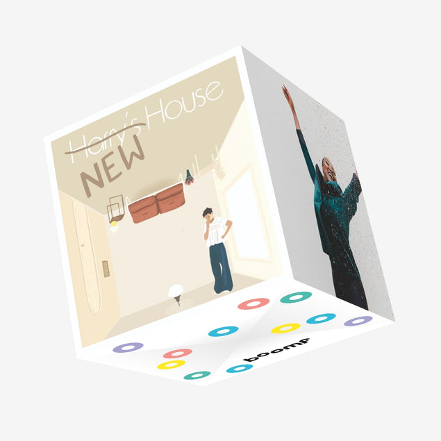 Harry Styles New Home Confetti-exploding Greetings Card