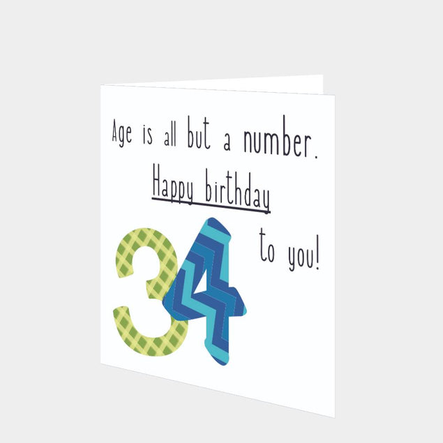 Happy 38th Birthday To You! Card