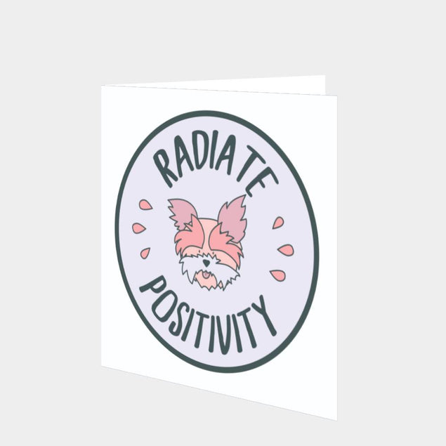Radiate Positivity Yorkshire Terrier Card