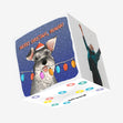 Merry Christmas Schnauzer Confetti-exploding Greetings Card