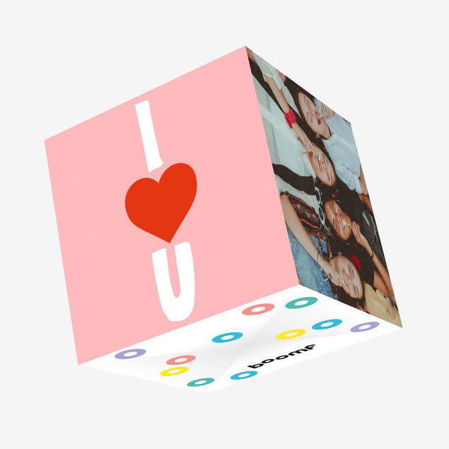 I Love You Confetti-exploding Greetings Card