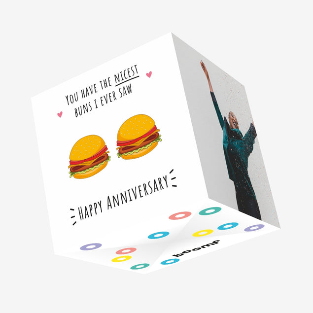 You Have The Nicest Buns I Ever Saw Confetti-exploding Greetings Card