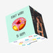 Donut worry be happy Confetti-exploding Greetings Card