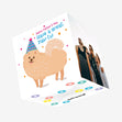 Father's Day Paw-ty Confetti-exploding Greetings Card