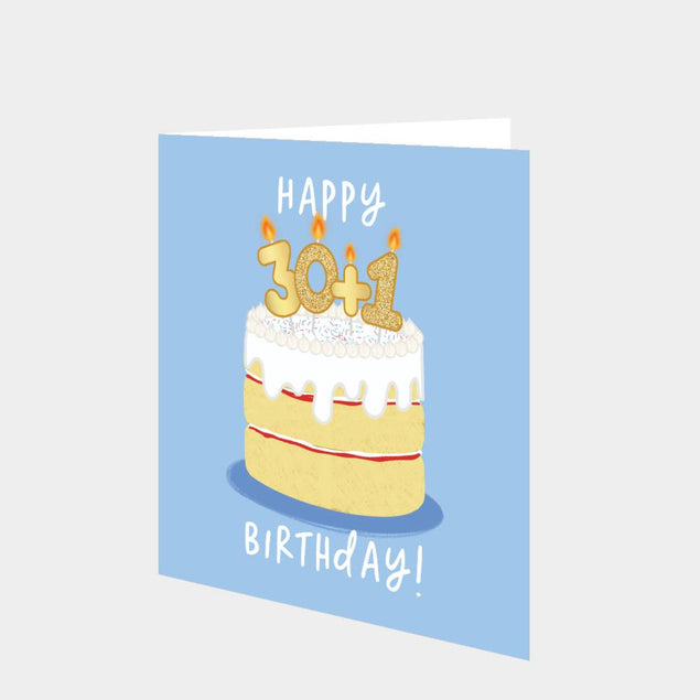 Happy Birthday 30 + 1 Card