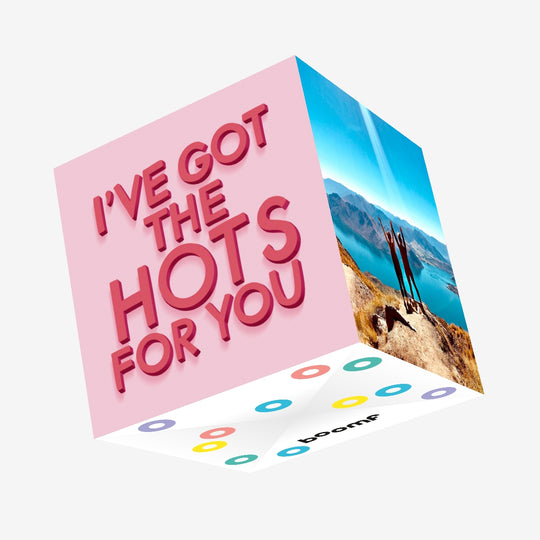 I've Got The Hots For You Confetti-exploding Greetings Card