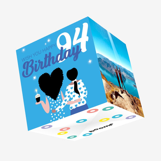 Wish You Happy 94th Birthday Confetti-exploding Greetings Card