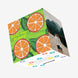 Auntie Happy Birthday Juicy Oranges Confetti-exploding Greetings Card