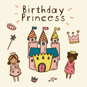 Birthday Princess Castle Card - 1
