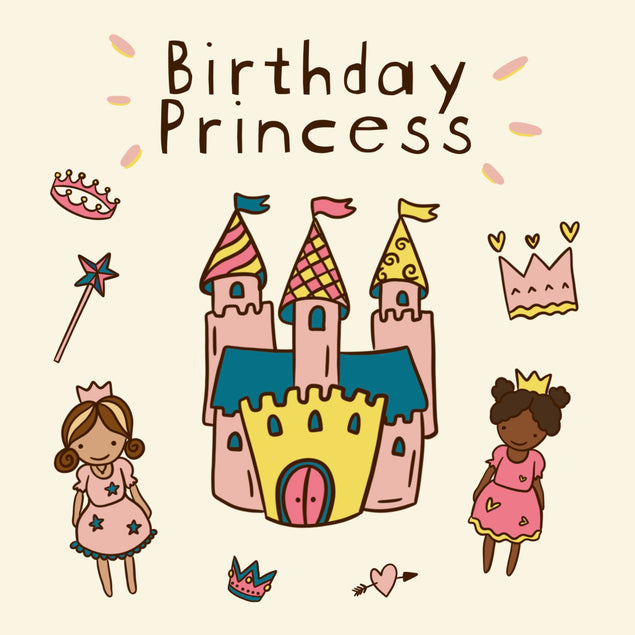 Birthday Princess Castle Card - 1