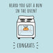 Bun In The Oven Card