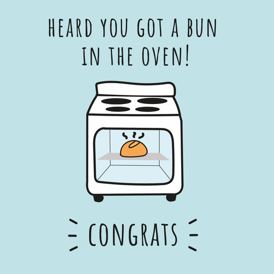 Bun In The Oven Card